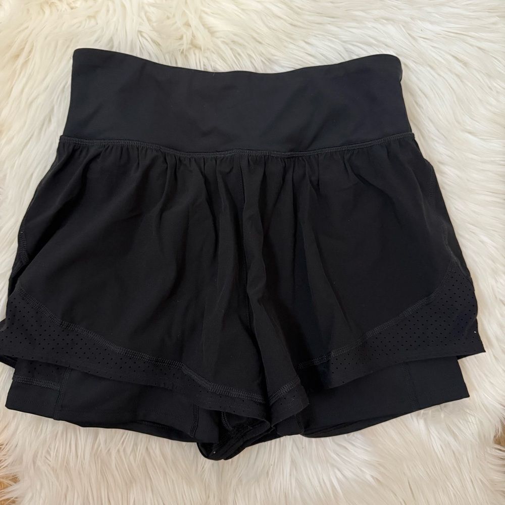 [SPANX] Black High Waist Athletic Shorts -‎ Size Small
